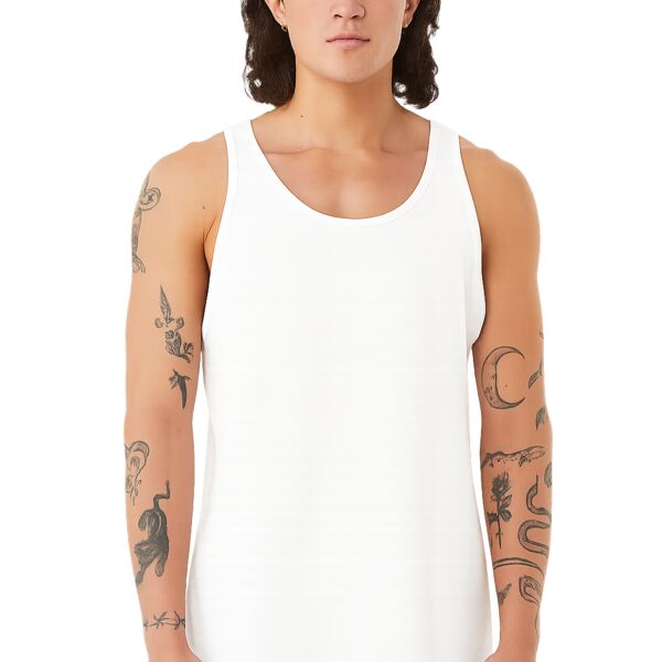 Unisex Heather CVC Tank Thumbnail