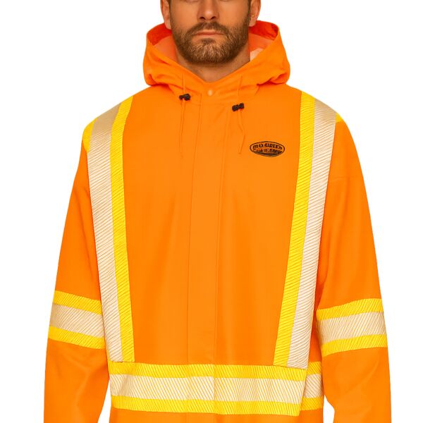 Hurricane Hi-Vis Rain Jacket Thumbnail